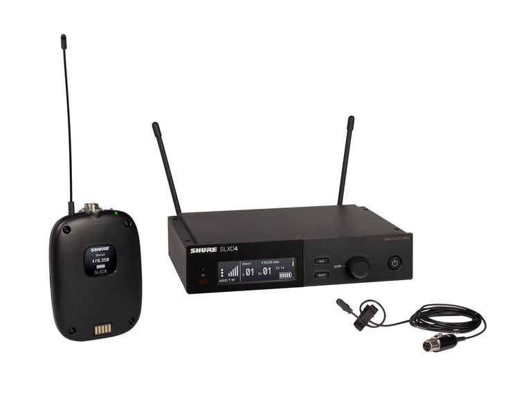 SHUSLXD14UKDL4BK59 - Shure SLXD14 or DL4 Wireless Lavalier System SLXD1 or DL4 K59 Image 1