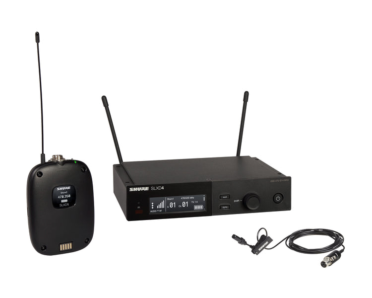 SHUSLXD14UKUL4BK59 - Shure SLXD14 or UL4B Wireless Lavalier System SLXD1 or UL4B K59 Image 1