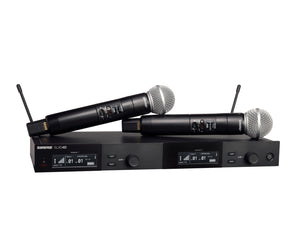 SHUSLXD24DUKSM58K59 - Shure SLXD24D or SM58 Dual Wireless Handheld System SLXD2 or SM58 K59 Image 1