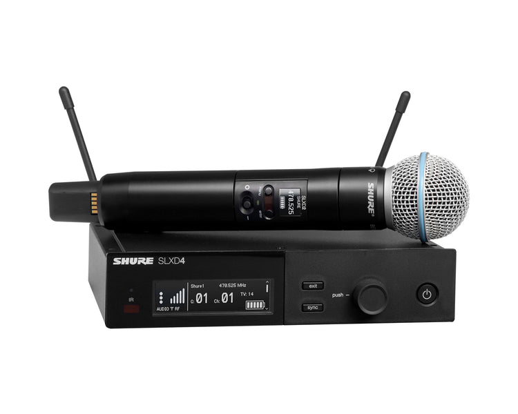 SHUSLXD24UKB58K59 - Shure SLXD24 or B58 Wireless Handheld System SLXD2 or BETA58 K59 Image 1