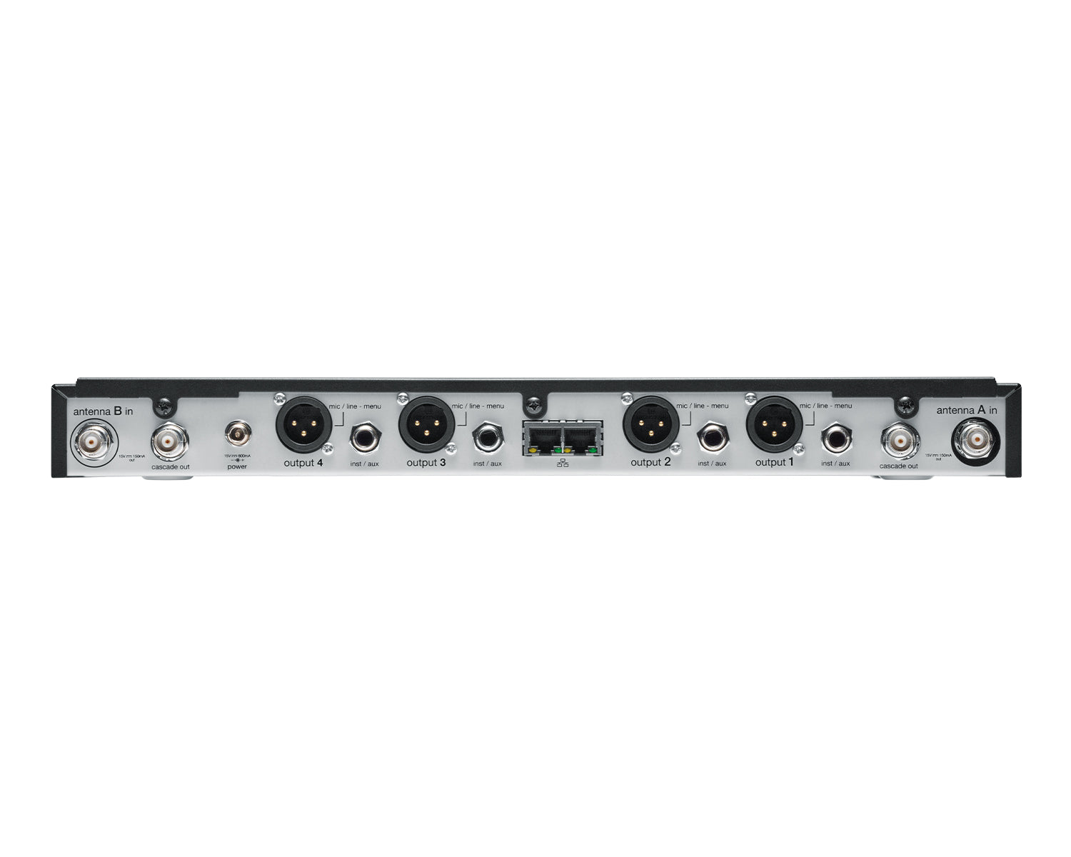 SHUSLXD4QUKK55 - Shure SLXD4Q and Quad Wireless Rack Receiver 1U K55 606 694 MHz Image 5