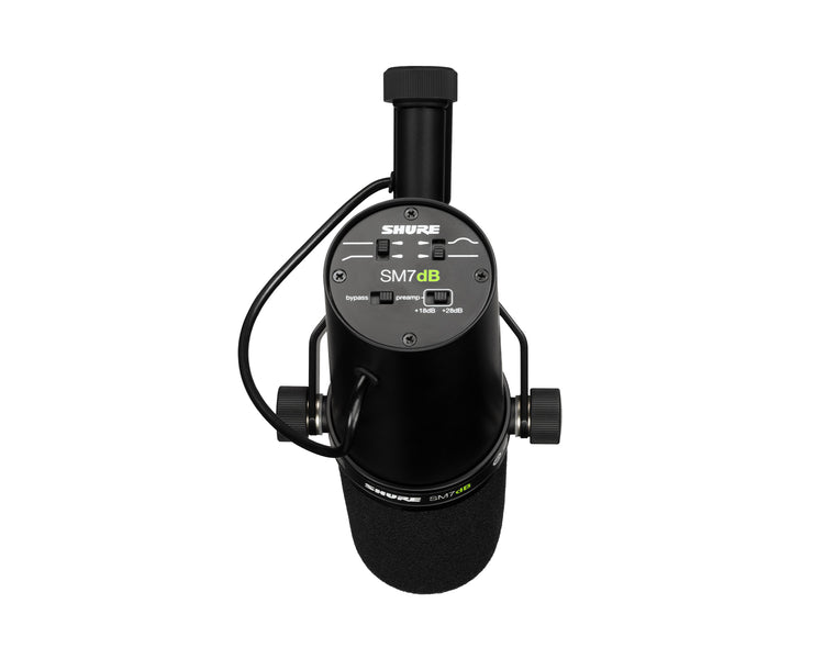 SHUSM7DB - Shure SM7DB Cardioid Dynamic Podcast Vocal Microphone with Preamp Image 5