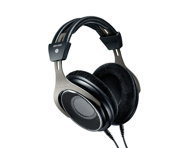 SHUSRH1840BK - Shure SRH1840 Premium Open Back Stereo Headphones 3.5mm or 1 or 4inch Image 1