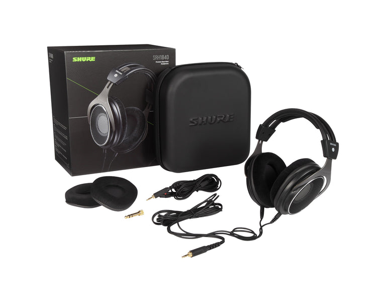 SHUSRH1840BK - Shure SRH1840 Premium Open Back Stereo Headphones 3.5mm or 1 or 4inch Image 4