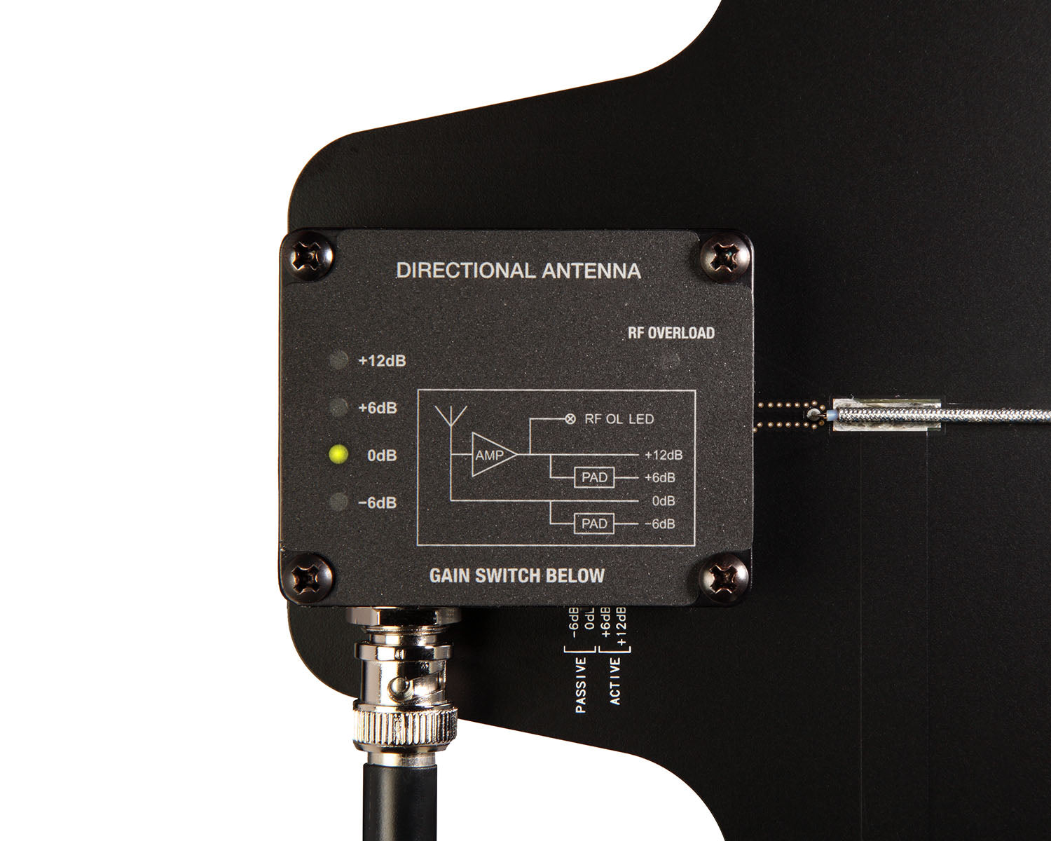 SHUUA874WB - Shure UA874WB UHF Active Directional Antenna 470 900 MHz Image 3