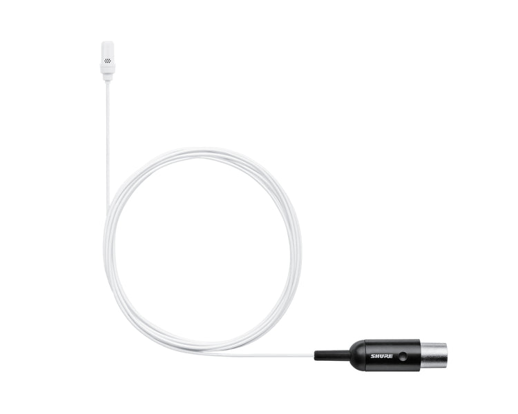 SHUUL4WCMTQGA - Shure UL4W or C MTQG UL4 Cardioid Lavalier Microphone MTQG White Image 1