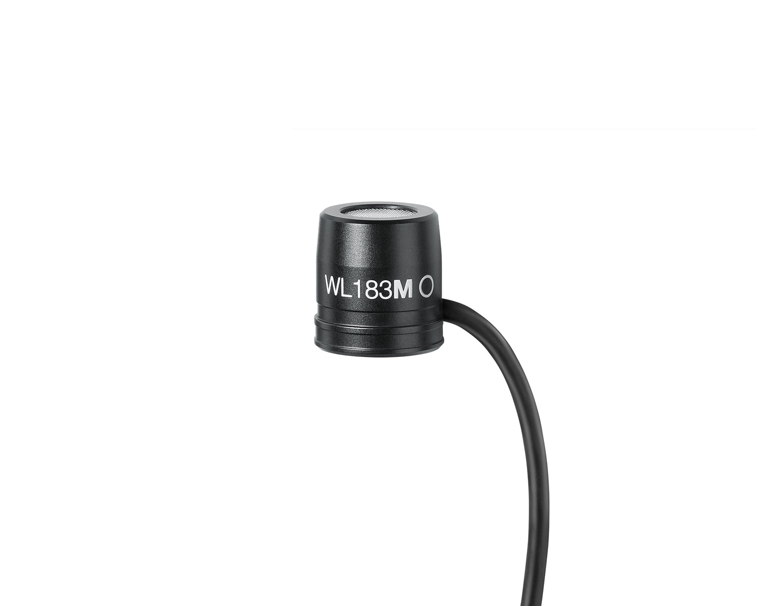 SHUWL183MBOLM3 - Shure WL183M Omnidirectional Condenser Lavalier Microphone LM3 Black Image 1