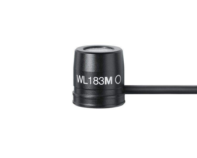 SHUWL183MBOLM3 - Shure WL183M Omnidirectional Condenser Lavalier Microphone LM3 Black Image 5
