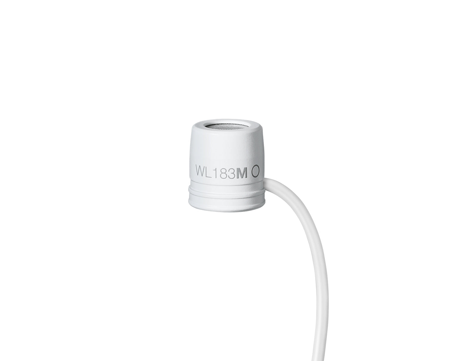 SHUWL183MWOLM3 - Shure WL183M Omnidirectional Condenser Lavalier Microphone LM3 White Image 1