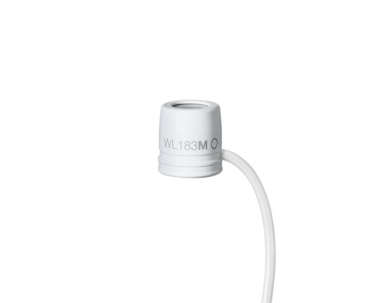 SHUWL183MWOTQG - Shure WL183M Omnidirectional Condenser Lavalier Microphone TQG White Image 1