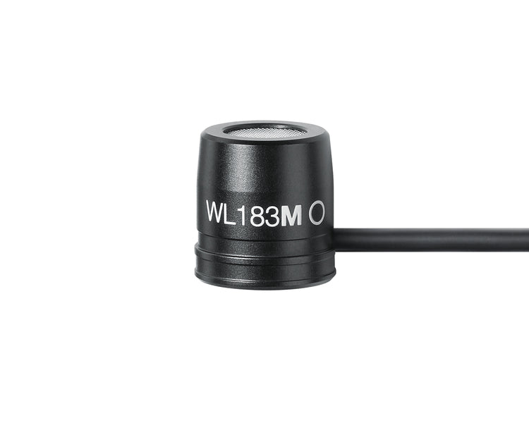 SHUWL183 - Shure WL183M Omnidirectional Condenser Lavalier Microphone TQG Black Image 2