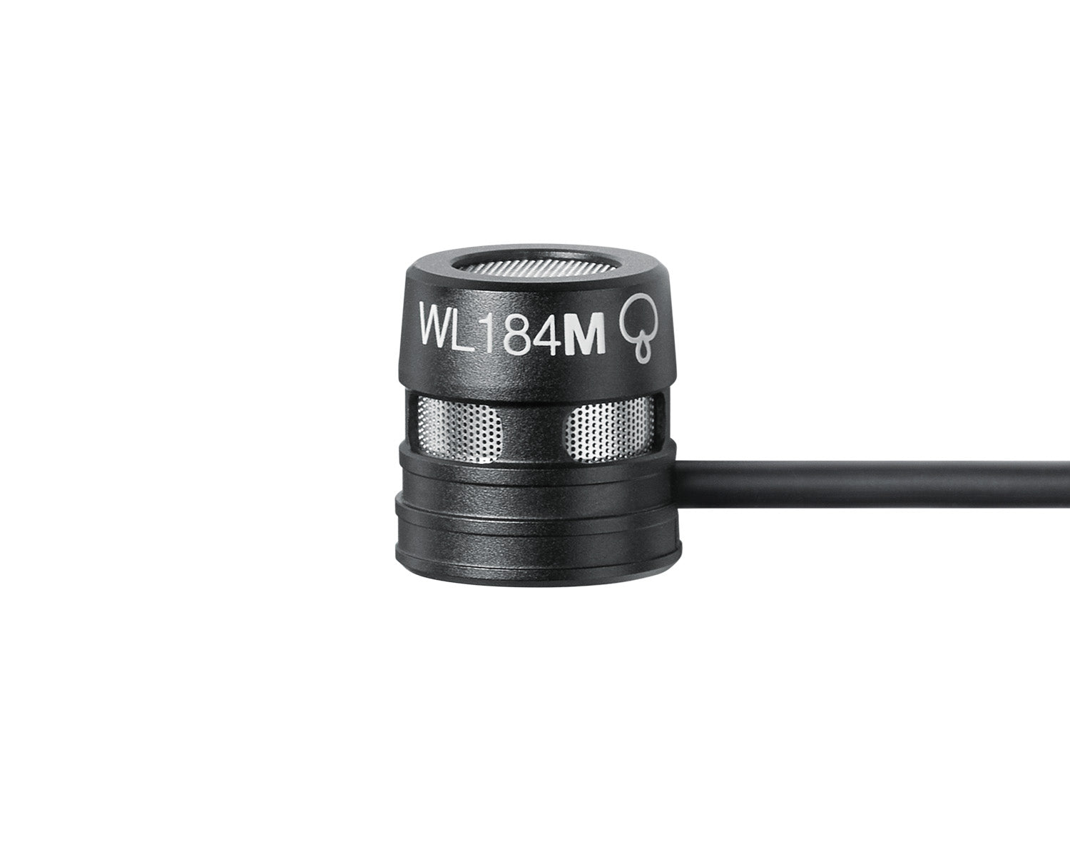 SHUWL184MBSLM3 - Shure WL184M Supercardioid Condenser Lavalier Microphone LM3 Black Image 2