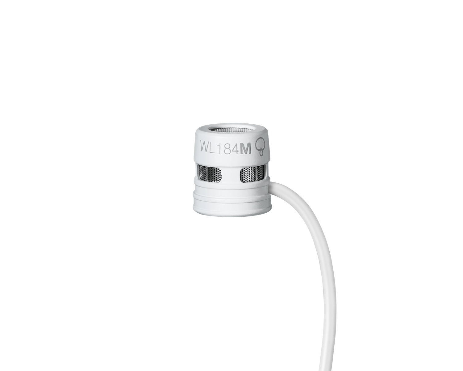 SHUWL184MWSLM3 - Shure WL184M Supercardioid Condenser Lavalier Microphone LM3 White Image 1