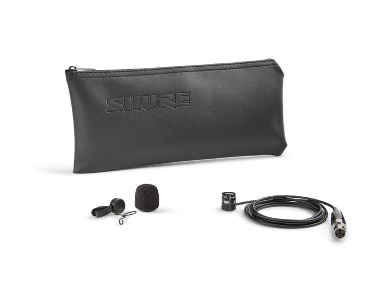 SHUWL184 - Shure WL184M Supercardioid Condenser Lavalier Microphone TQG Black Image 3