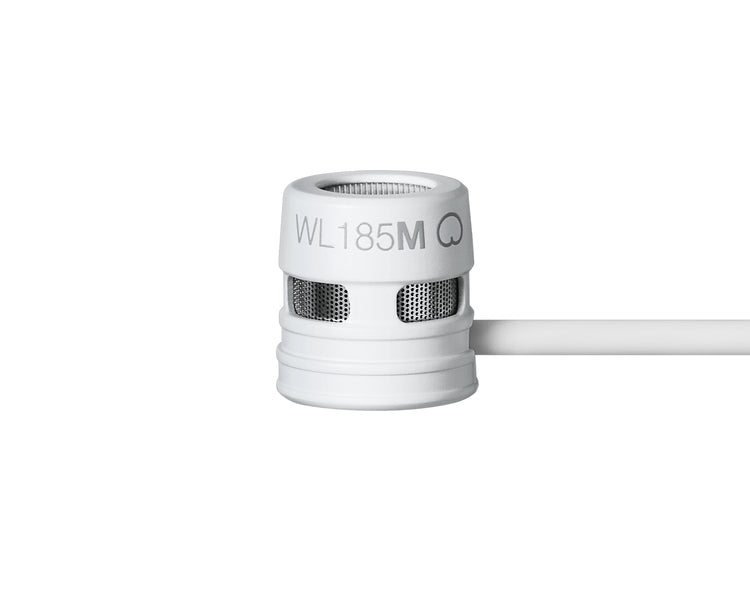 SHUWL185MWCTQG - Shure WL185M Cardioid Condenser Lavalier Microphone TQG White Image 2