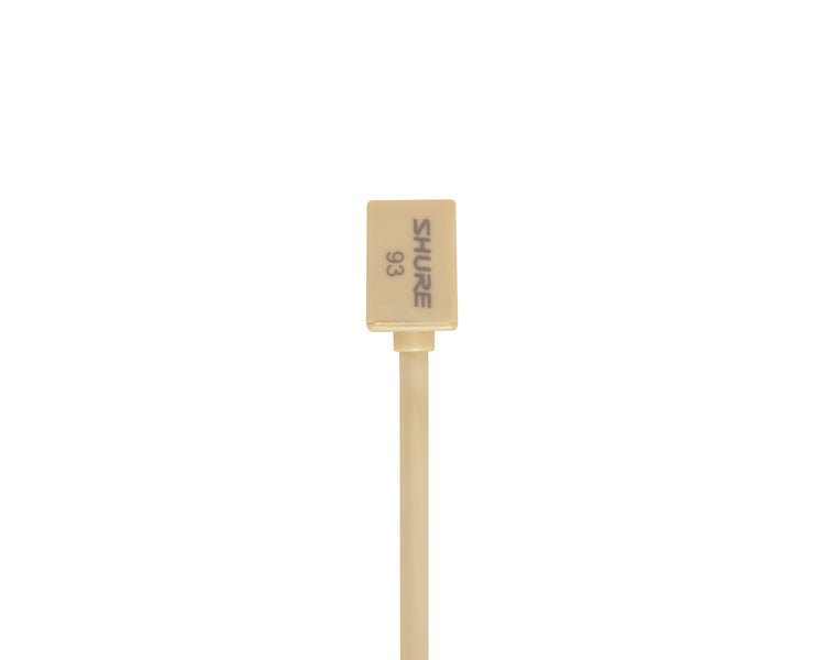 SHUWL936T - Shure WL93 6T Omnidirectional Condenser Mini Lav Mic 6ft Cable TQG Tan Image 1