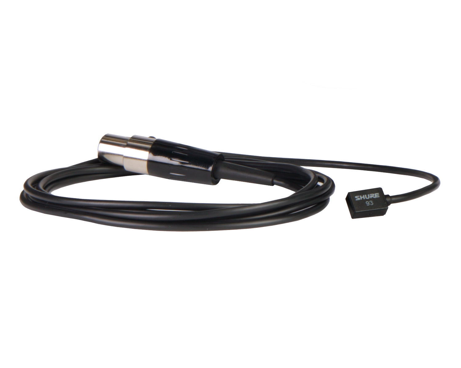 SHUWL936 - Shure WL93 6 Omnidirectional Condenser Mini Lav Mic 6ft Cable TQG Black Image 2
