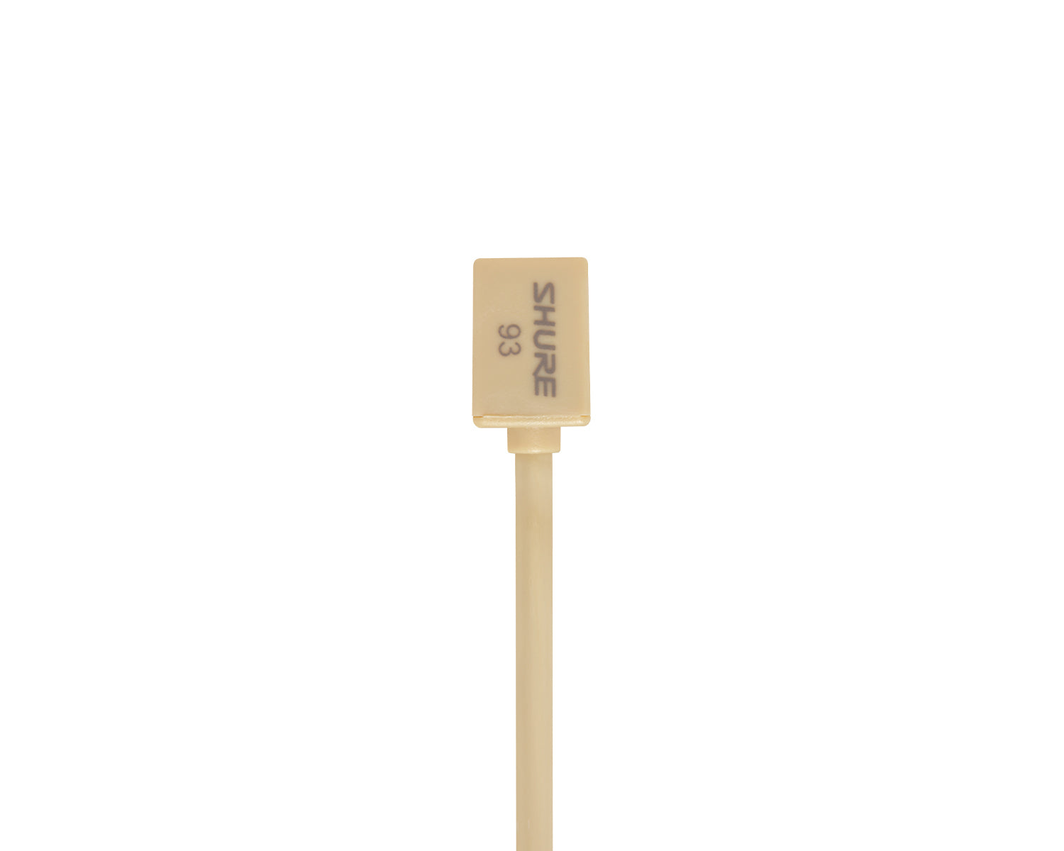 SHUWL93T - Shure WL93T Omnidirectional Condenser Mini Lav Mic 4ft Cable TQG Tan Image 1