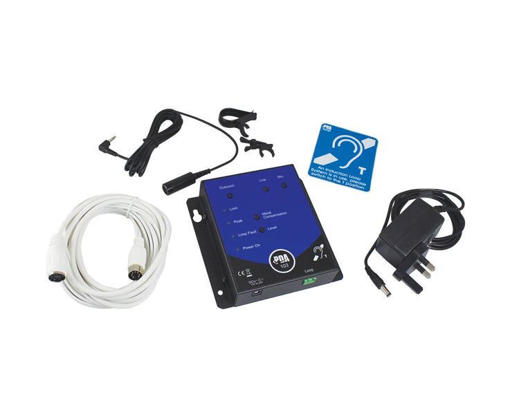 SIGPDA103C - SigNET PDA103C Counter Hearing Loop Kit (PDA103 AMT Mic TX2 Loop) Image 3