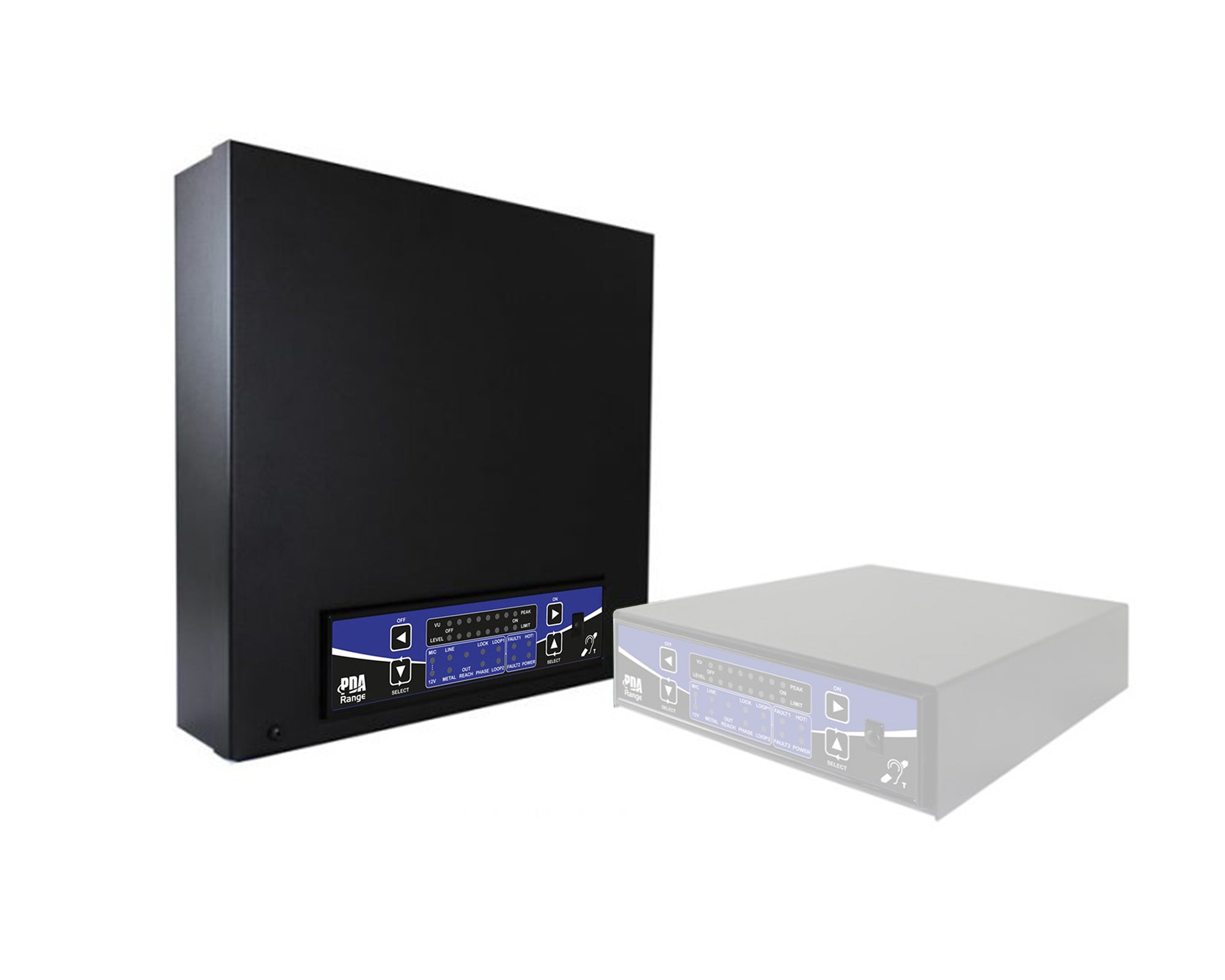 SIGPDA7SW - SigNET PDA7 or SW Wall Mount Hearing Loop Amp with LED Display 500m2 Image 2