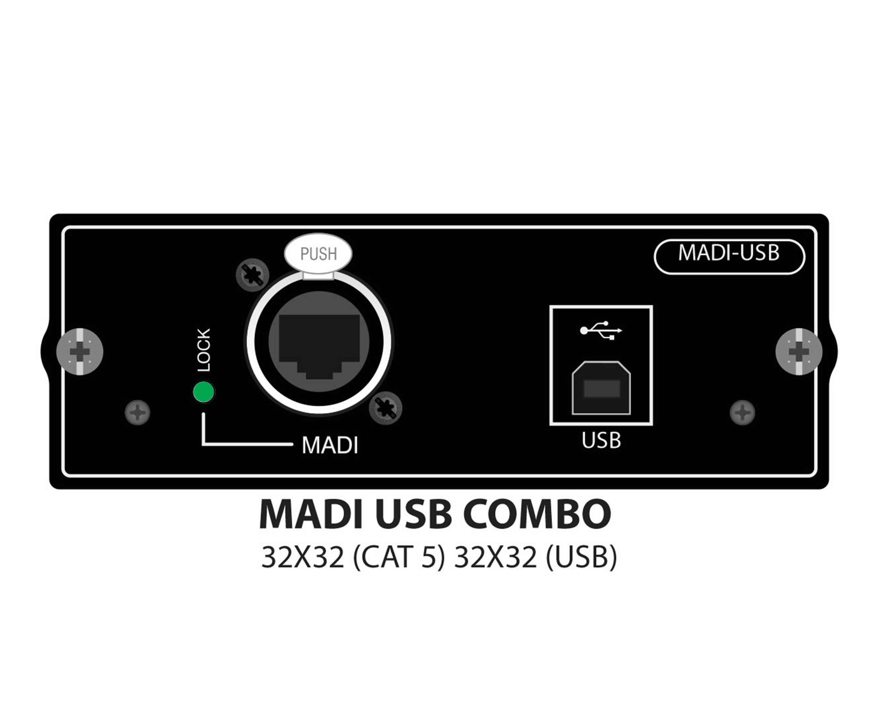 SOUOCMUSB - Soundcraft Si Option card MADI USB Combo 32x32 Cat5 32x32 USB Image 1