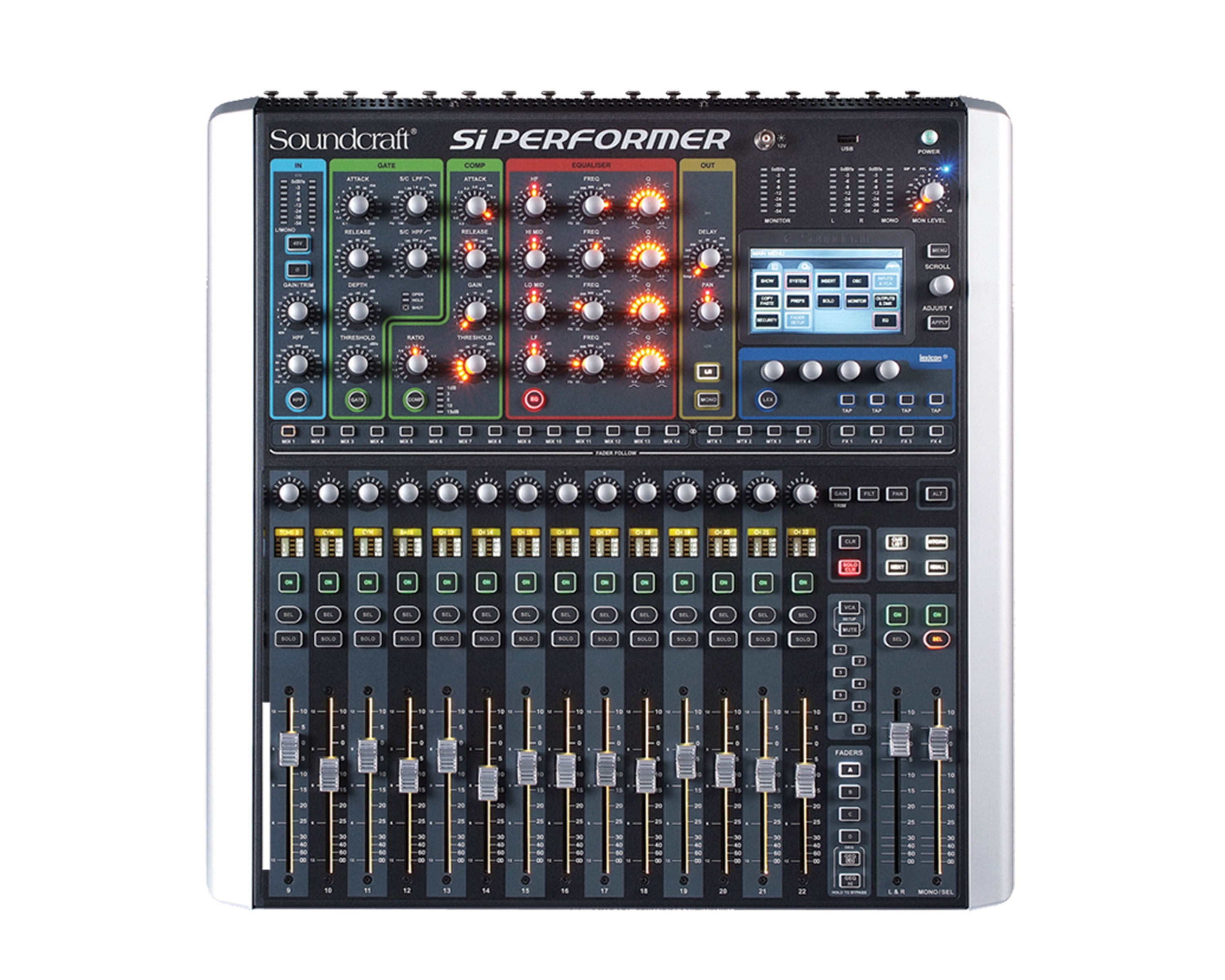 SOUSIP1 - Soundcraft Si Performer 1 16Ch Digital Mixer with DMX Light Control Image 2
