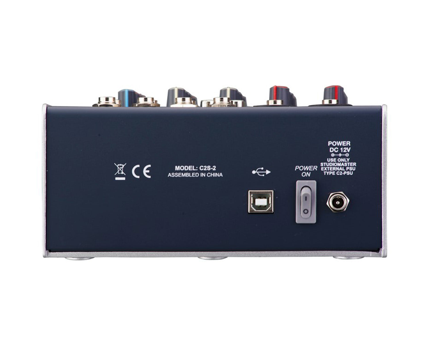 STUC2S2 - Studiomaster C2S 2 2CH Compact USB Mixer 6 input or 2 Mic or 2 Stereo or 2bandEQ Image 4