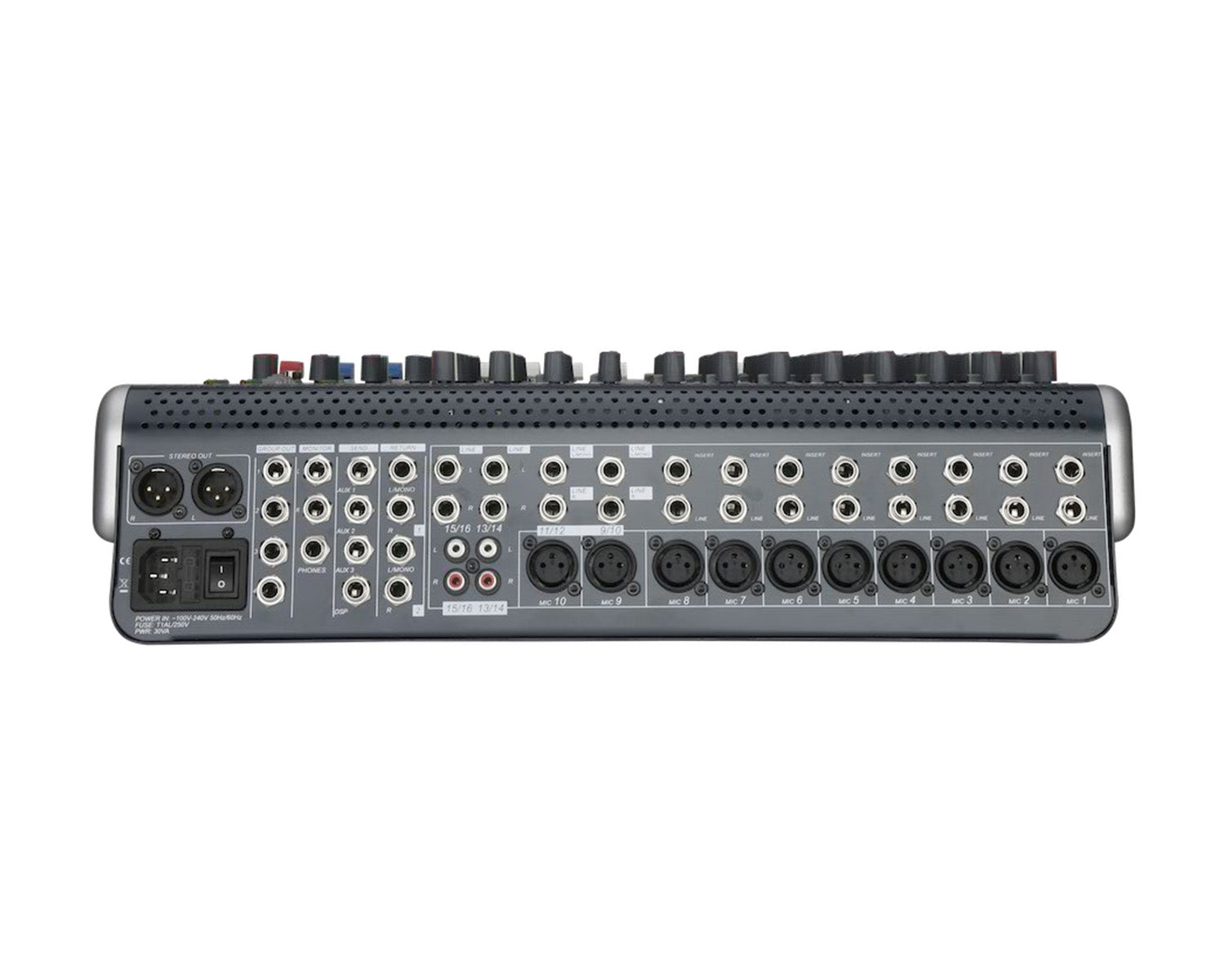 STUC616 - Studiomaster C6 16 16CH Compact Mixer 16 input or 10 Mic or 4 Stereo or 3bandEQ Image 3