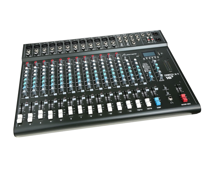 STUCLUBXS16P - Studiomaster Club XS 16 and 14CH Analogue DSP Mixer 16 In or 12 Mic or 2 St or 2 Aux Image 2