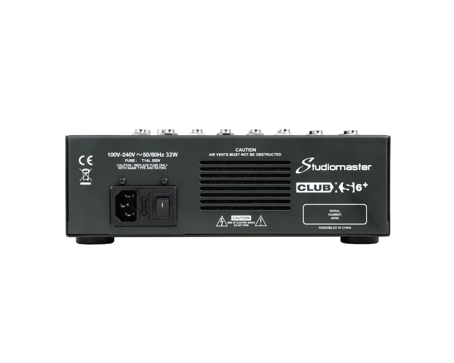STUCLUBXS6P - Studiomaster Club XS 6 and 4CH Analogue DSP Mixer 5 Inputs or 1 Mic or 2 Stereo Image 4