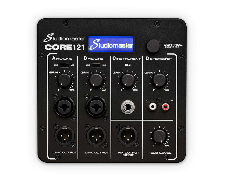 STUCORE121 - Studiomaster CORE 121 12inch Active Curved Array PA Speaker System and DSP Mixer Image 2