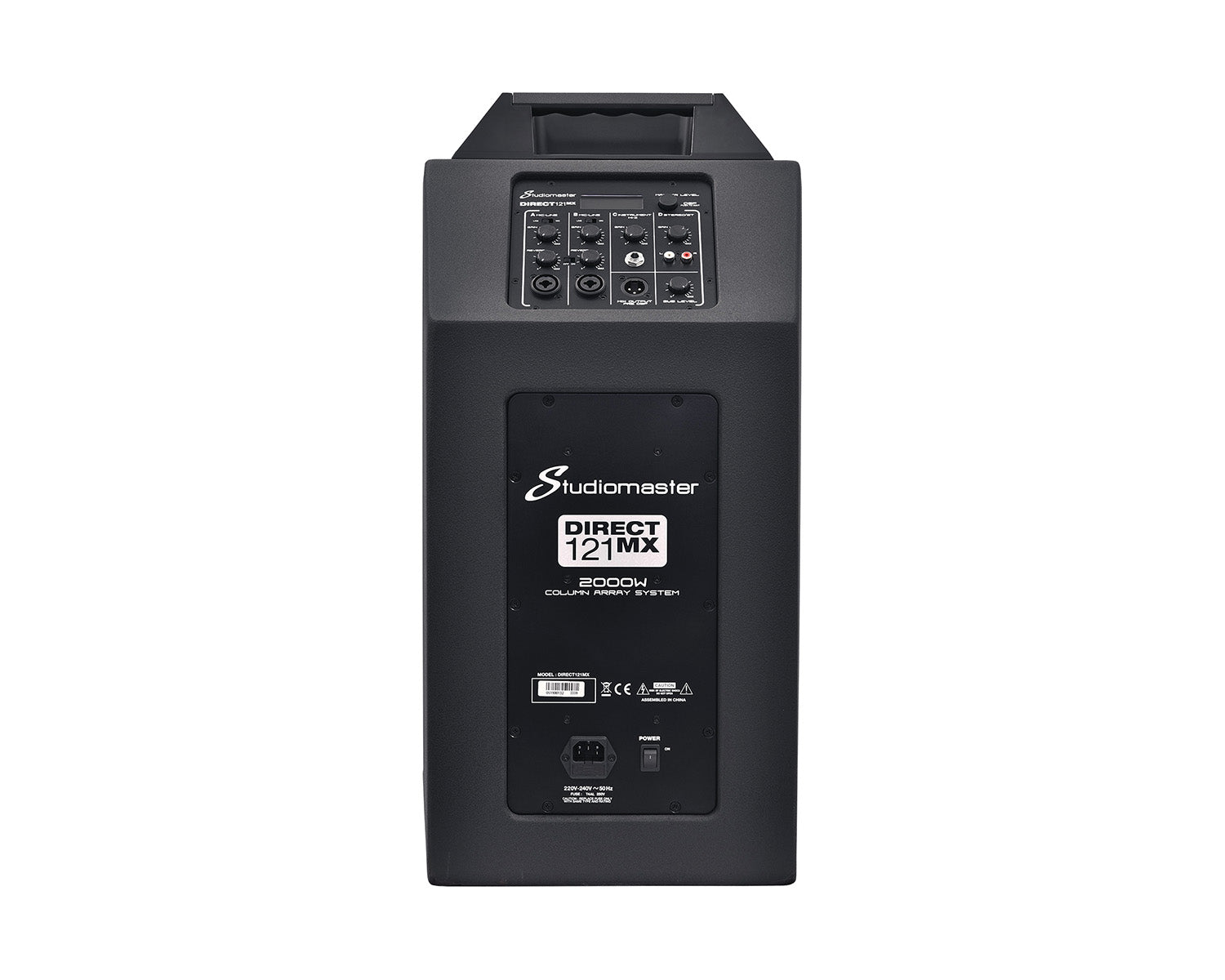 STUD121MX - Studiomaster DIRECT 121MX 12inch Active All in One PA Speaker System and DSP Mixer Image 3