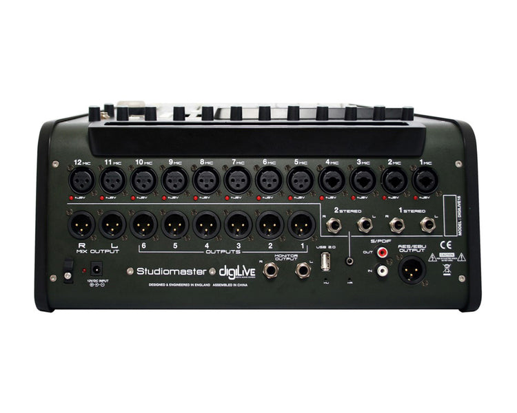 STUDIDILIVE16 - Studiomaster digiLive 16 Digital Mixer 16 inputs or 16 Bus or 12 Mic or 2 Stereo Image 4