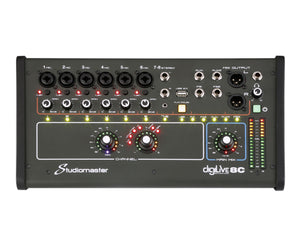 STUDIDILIVE8 - Studiomaster digiLive 8C Compact Wifi Digital Mixer 8 input or 2 Mic or 1 Stereo Image 1