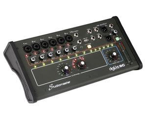 STUDIDILIVE8 - Studiomaster digiLive 8C Compact Wifi Digital Mixer 8 input or 2 Mic or 1 Stereo Image 2