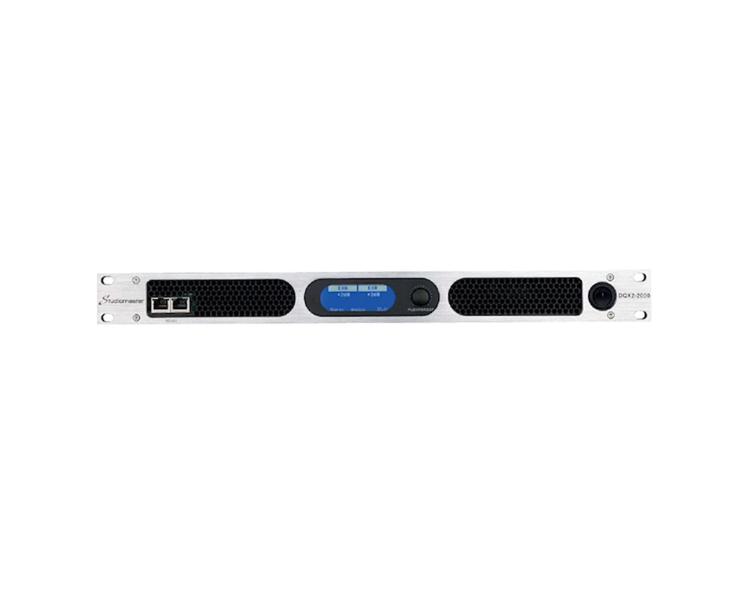 STUDQX21300 - Studiomaster DQX2 1300 Digital Power Amp with DSP 2 x 1100W @ 4ohm 1U Image 2