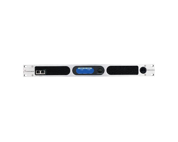 STUDQX21300 - Studiomaster DQX2 1300 Digital Power Amp with DSP 2 x 1100W @ 4ohm 1U Image 2