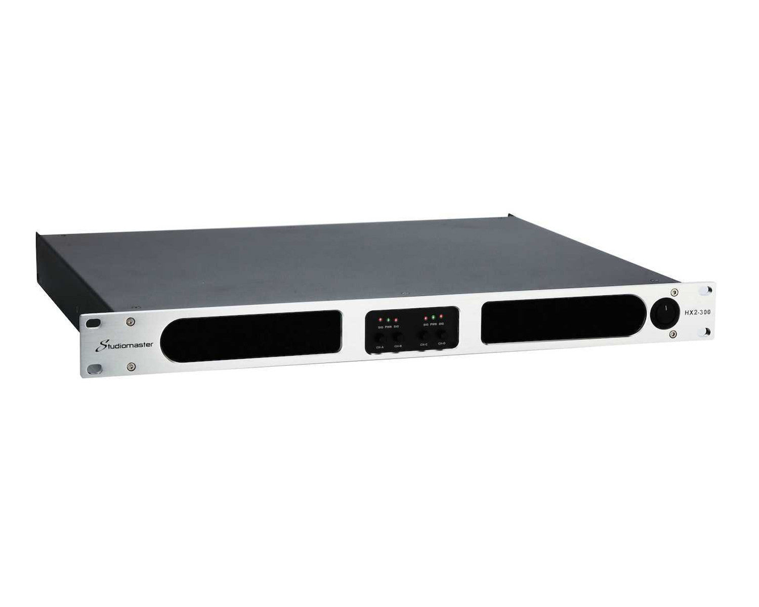 STUHX2300 - Studiomaster HX2 300 Digital Power Amplifier 2 x 225W @ 4ohm 1U Image 1