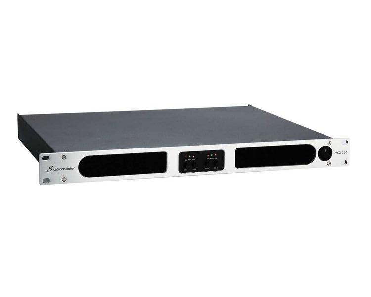 STUHX2300 - Studiomaster HX2 300 Digital Power Amplifier 2 x 225W @ 4ohm 1U Image 1