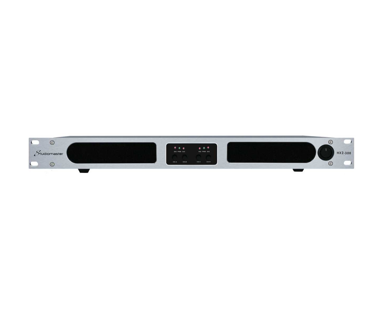 STUHX2300 - Studiomaster HX2 300 Digital Power Amplifier 2 x 225W @ 4ohm 1U Image 2