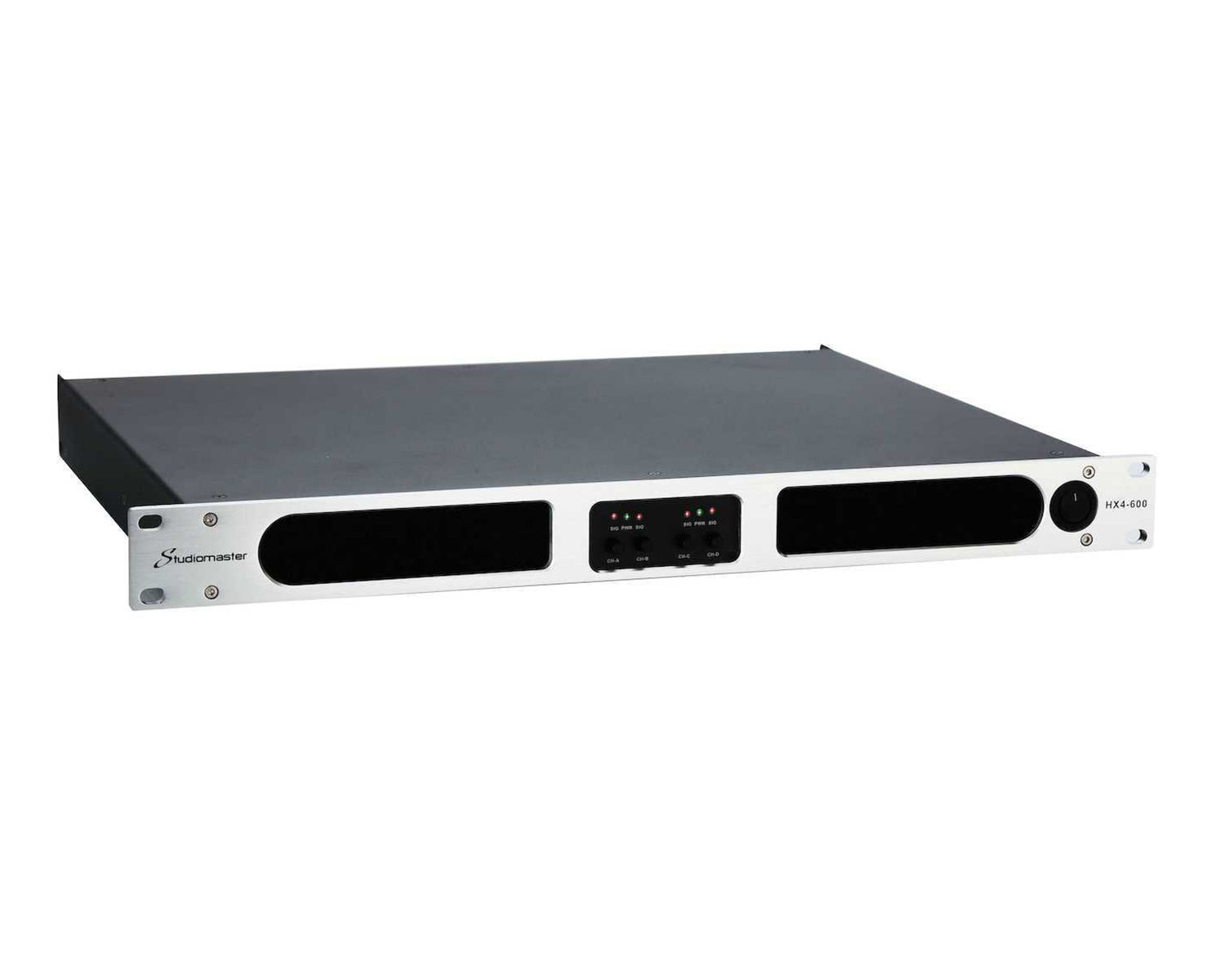 STUHX4600 - Studiomaster HX4 600 Digital Power Amplifier 4 x 225W @ 4ohm 1U Image 1