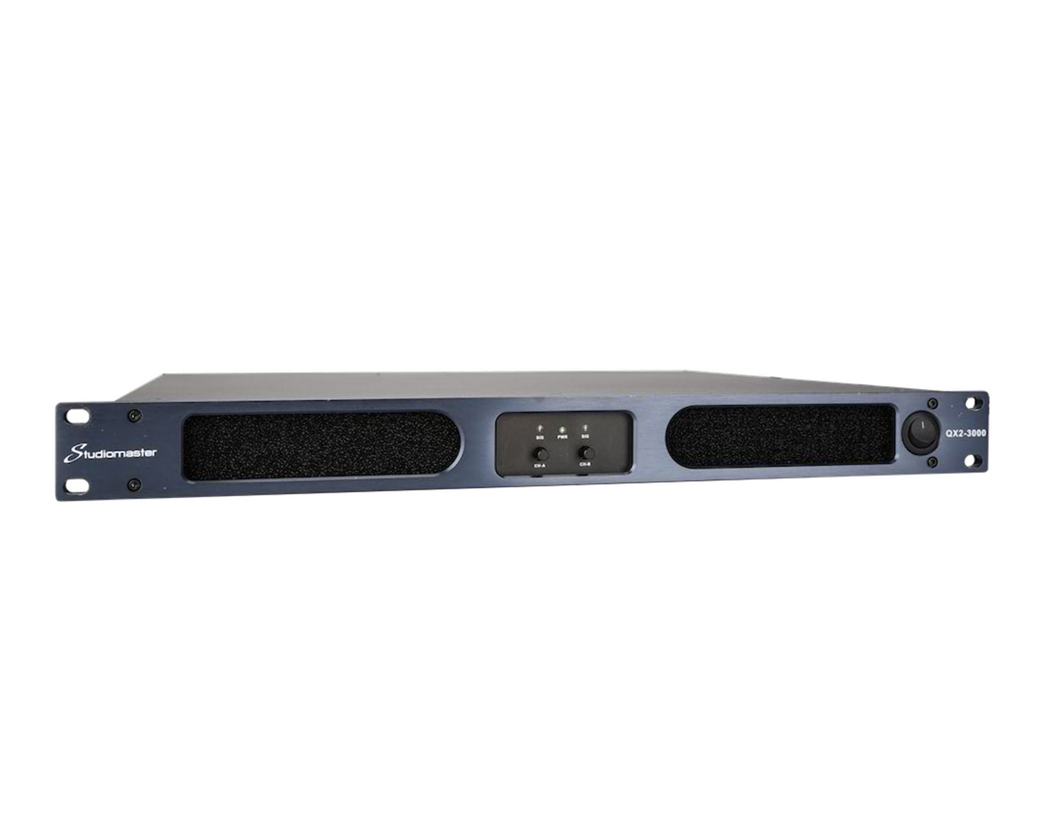 STUQX23000 - Studiomaster QX2 3000 Digital Power Amplifier 2 x 2550W @ 4ohm 1U Image 1