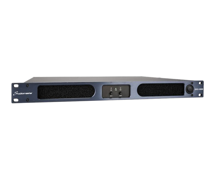 STUQX23000 - Studiomaster QX2 3000 Digital Power Amplifier 2 x 2550W @ 4ohm 1U Image 1