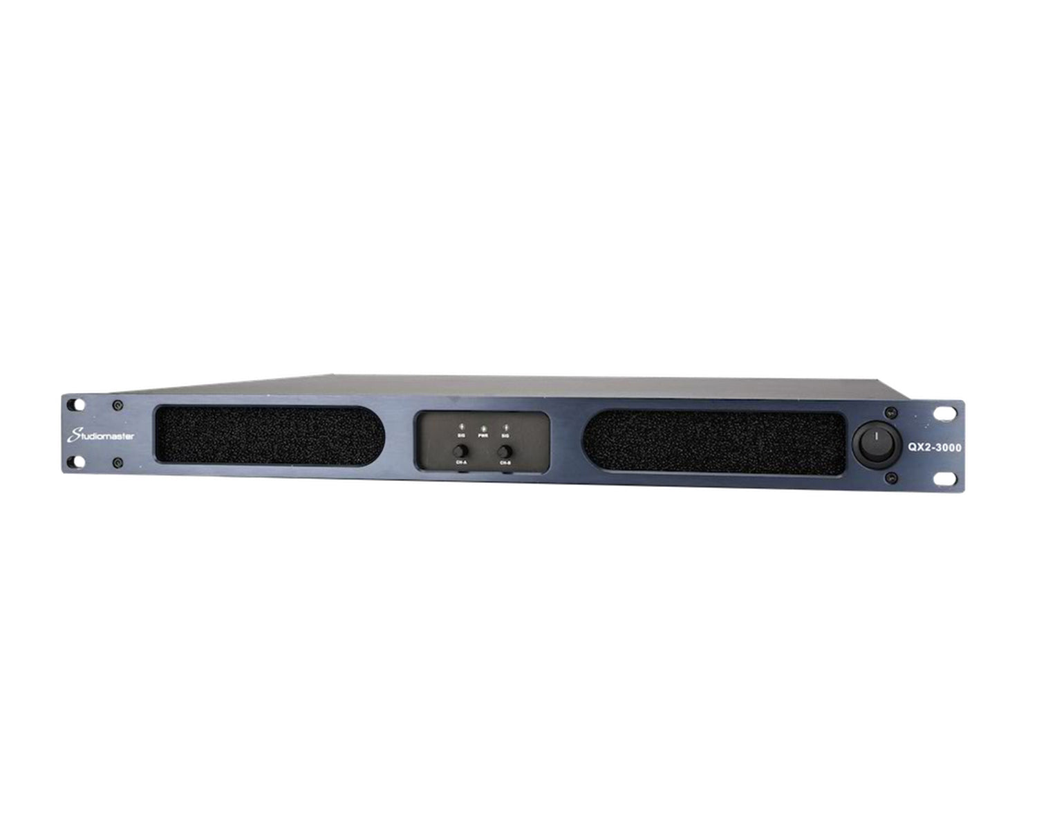 STUQX23000 - Studiomaster QX2 3000 Digital Power Amplifier 2 x 2550W @ 4ohm 1U Image 3