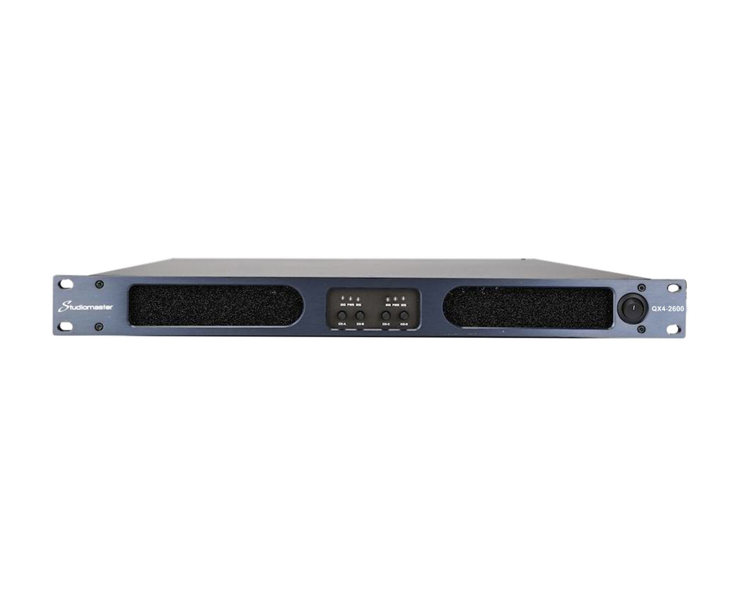 STUQX42600 - Studiomaster QX4 2600 Digital Power Amplifier 4 x 1100W @ 4ohm 1U Image 2