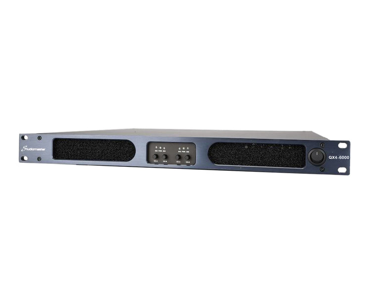 STUQX46000 - Studiomaster QX4 6000 Digital Power Amplifier 4 x 2550W @ 4ohm 1U Image 3