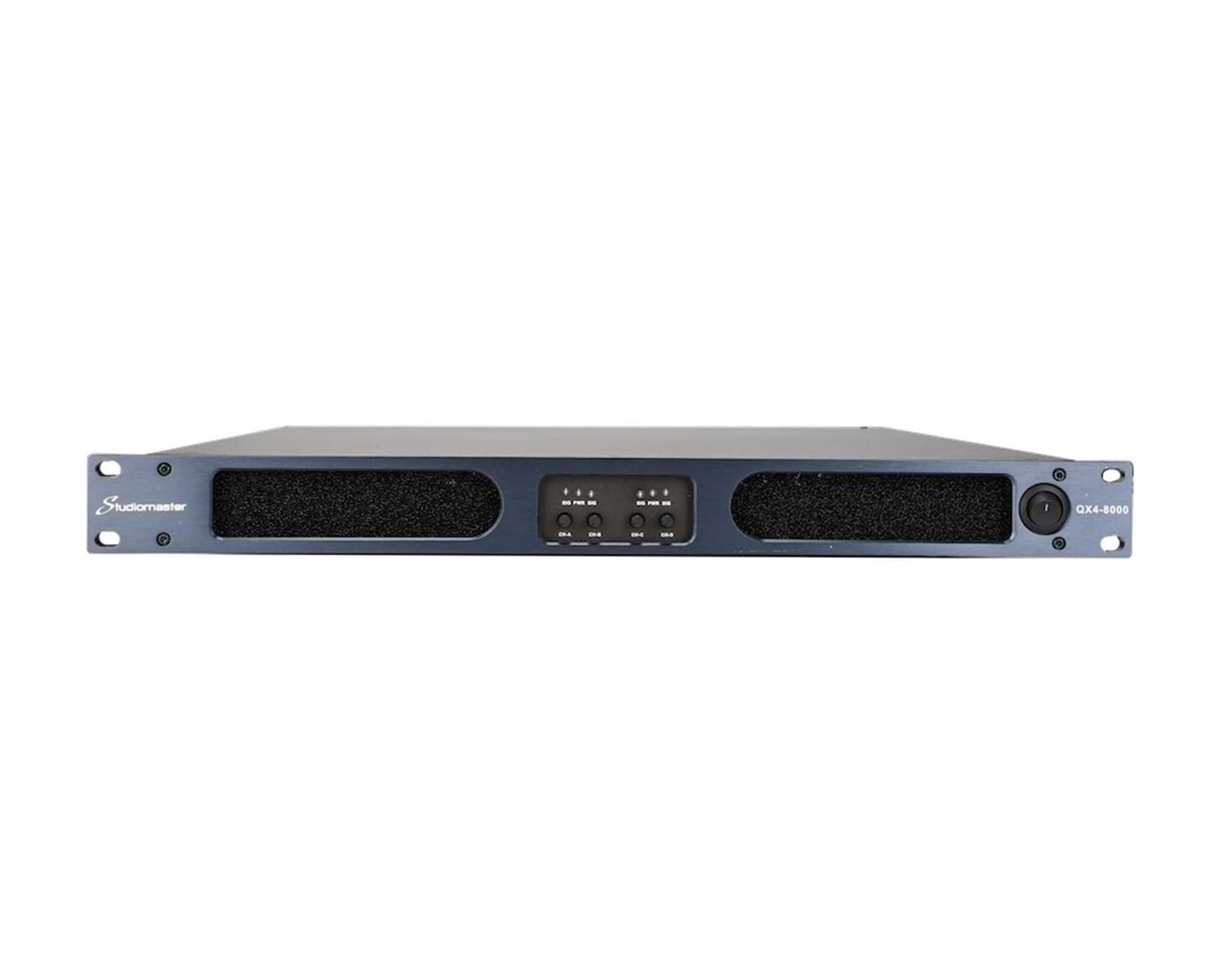 STUQX48000 - Studiomaster QX4 8000 Digital Power Amplifier 4 x 3400W @ 4ohm 1U Image 3