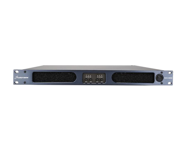 STUQX48000 - Studiomaster QX4 8000 Digital Power Amplifier 4 x 3400W @ 4ohm 1U Image 3