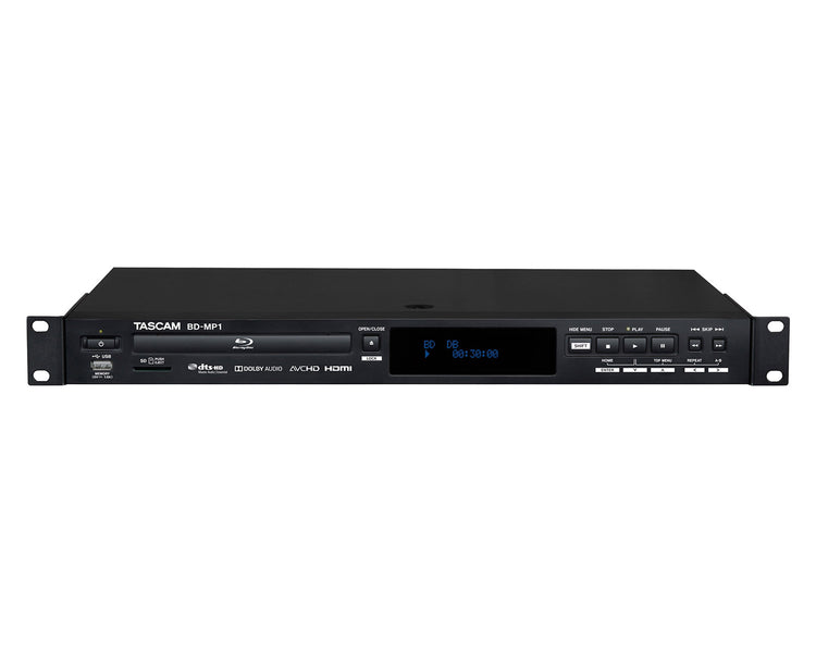TASBDMP1 - TASCAM BD MP1 Professional Blu Ray Multi Media Player 1U Image 1