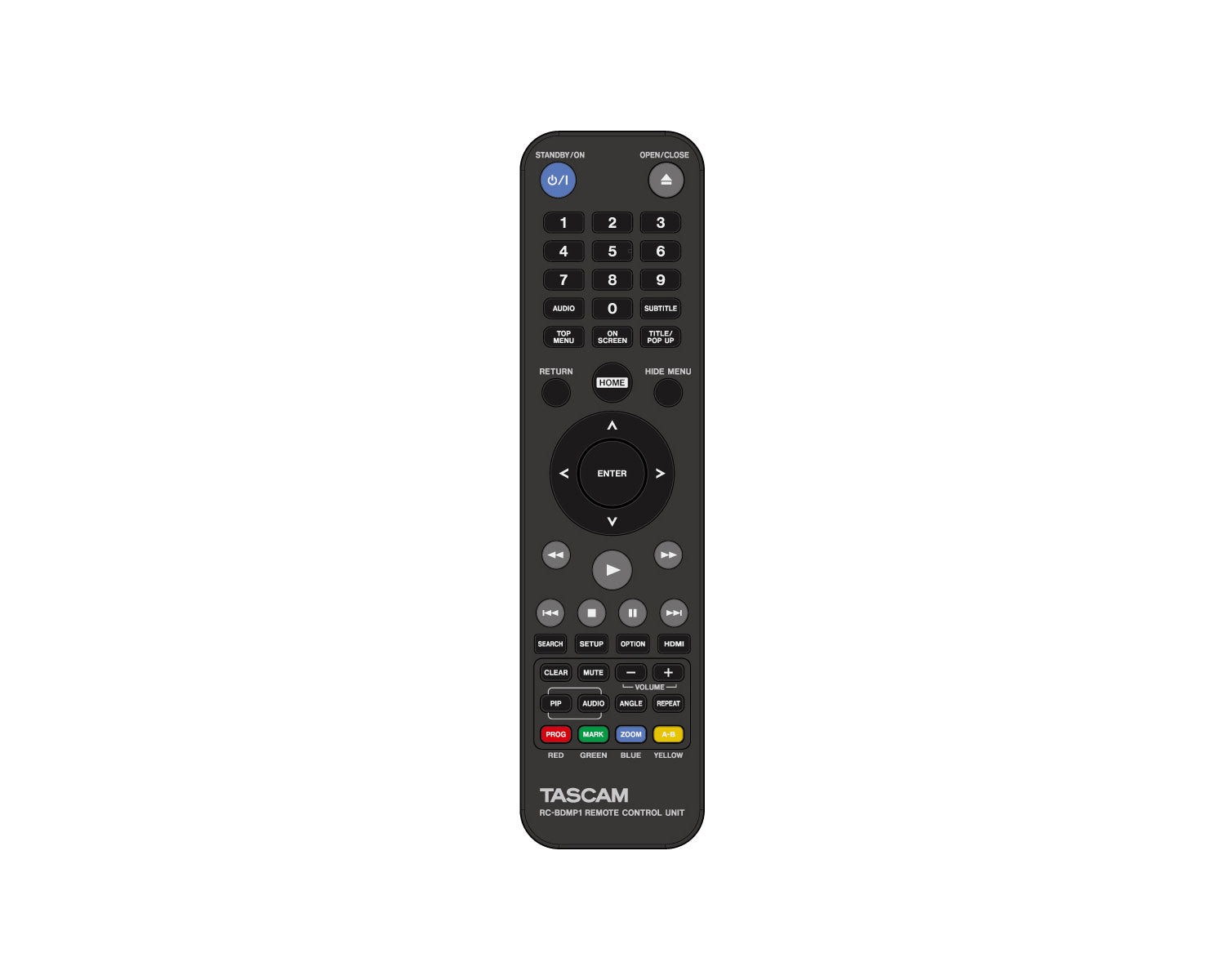 TASBDMP1 - TASCAM BD MP1 Professional Blu Ray Multi Media Player 1U Image 3